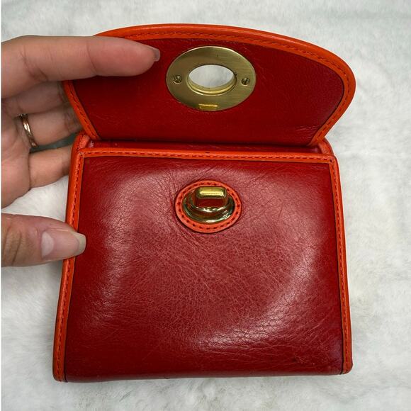 y2k Coach Vintage Legacy Kisslock Wallet